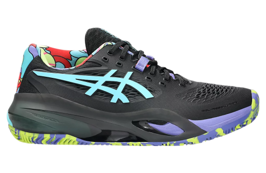 【美品】ASICS GEL-RESOLUTION 9 OC 25cm ASICS Gel-Resolution 9 White Pitch Green Men's - 1041A435