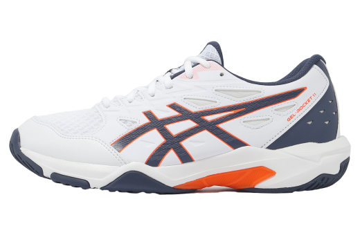 Asics GEL-Rocket 11 2E Wide White / Indigo Fog