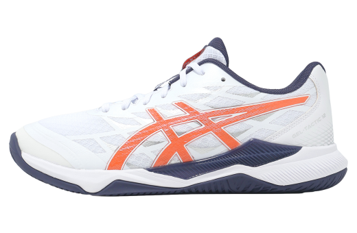 Asics GEL-Tactic 12 2E Wide White / Nova Orange