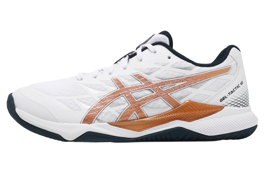 Asics GEL-Tactic 12 2E Wide White / Pure Bronze