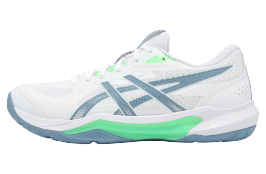 Asics Gel-Tactic 13 2E Wide White / Saba Blue