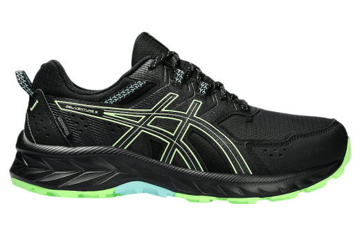 Asics Gel-Venture 9 Waterproof Black / Illuminate Green