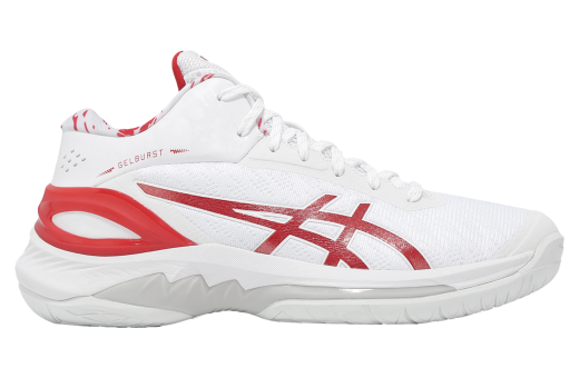 Asics GELBURST 28 White / Electric Red