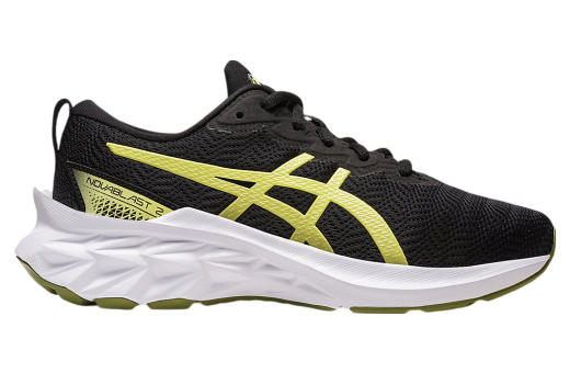 Asics Novablast 2 GS Black / Glow Yellow