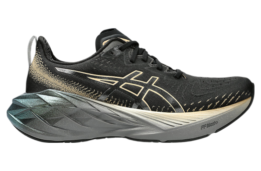 Asics Novablast 4 Platinum Black / Champagne