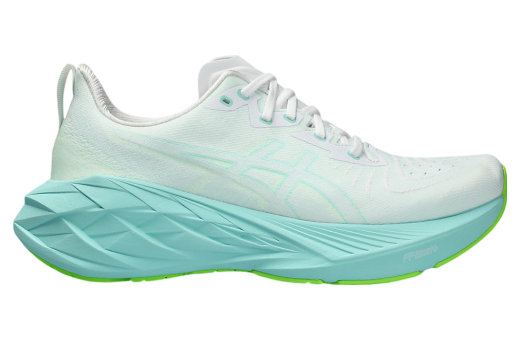 Asics Novablast 4 White / Illuminate Mint