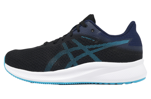 Asics Patriot 13 2E Wide Black / Digital Aqua