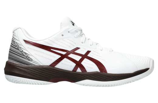 Asics Solution Swift FF Clay White / Antique Red