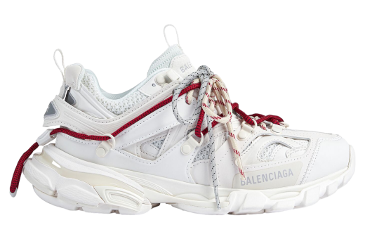 Balenciaga Track Trail Laces White / Red