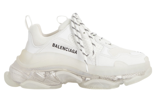 Balenciaga Triple S Clear Sole White / Clear