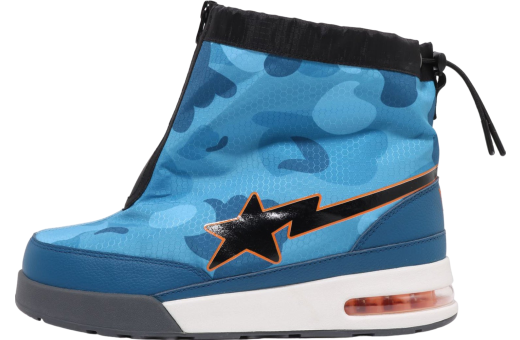 Bape Honeycomb Camo Zip Road Sta Blue