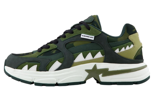 Bape Shark Sta #1 Green / White
