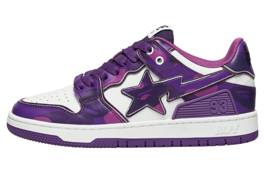 Bape Sk8 Sta #1 Purple / White