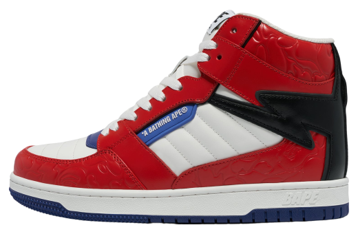 Bape Sta 88 HI #1 Red / White / Navy