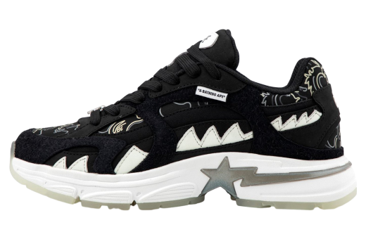 Bape X 88rising Shark Sta Black