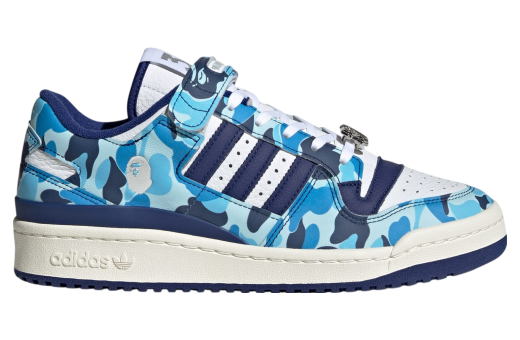 BAPE x adidas Forum 84 Low 30th Anniversary Blue Camo