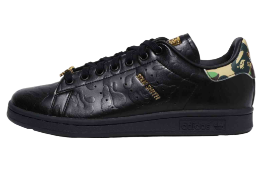 Bape X Adidas Stan Smith Bape Camo WMNS Black