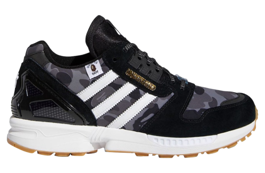 BAPE x Undefeated x adidas ZX 8000 Black