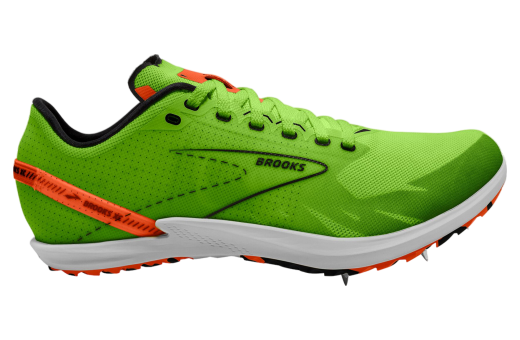 Brooks Draft XC Green Gecko / Red Orange