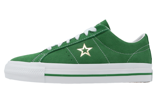 ＊＊CONVERSE／ONE STARホワイト×グリーン＊＊ CONVERSE ONE STAR J WHITE/GREEN 21HO-I（コンバース ワン