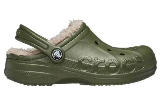 Crocs Baya Lined Clog GS Army Green