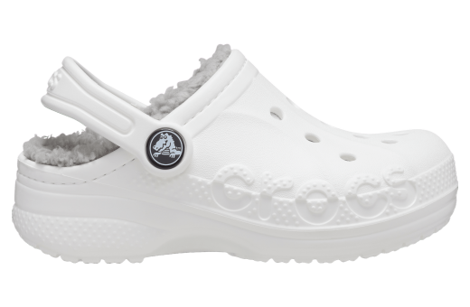 Crocs Baya Lined Clog GS White / Light Grey