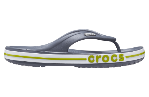 Crocs Bayaband Flip Charcoal / Volt Green