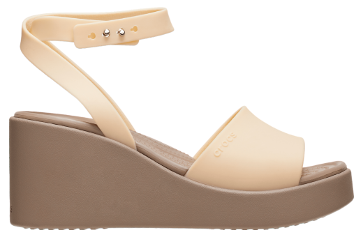 Crocs Brooklyn Ankle Strap Wedge WMNS Shiitake