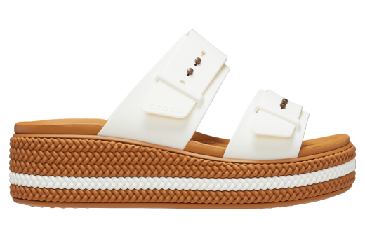 Crocs Brooklyn Woven Buckle WMNS Chalk