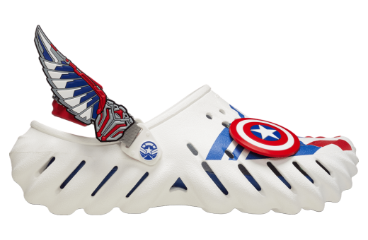 Crocs Captain America Echo Clog White