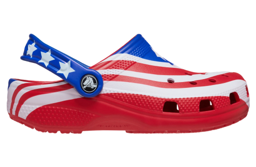 Crocs Classic American Flag Clog GS Multi