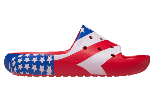 Crocs Classic American Flag Slide 2.0 Multi