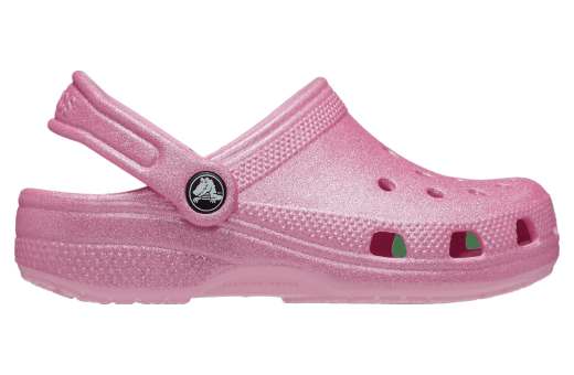 Crocs Classic Glitter Clog GS Pink Tweed Glitter