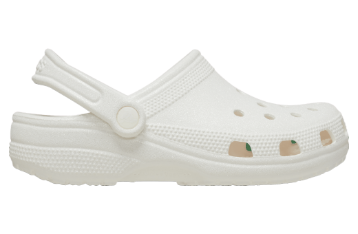 Crocs Classic Glitter Clog White