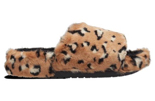 Crocs Classic Leopard Fur Slide Leopard / Black