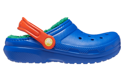 Crocs Classic Lined Clog GS Blue Bolt / Multi