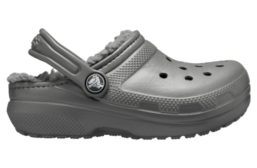 Crocs Classic Lined Clog GS Slate Grey / Smoke