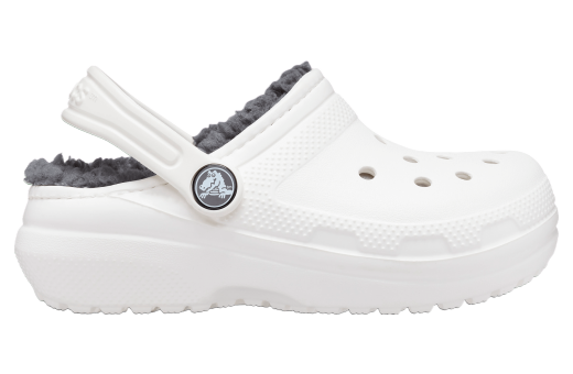 Crocs Classic Lined Clog GS White / Grey