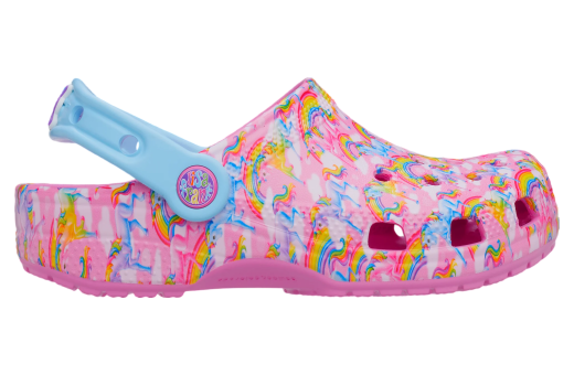 Crocs Classic Lisa Frank Unicorn Clog 2 GS Taffy Pink