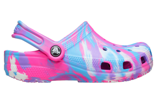 Crocs Classic Marbled Clog GS Pink Crush / Multi