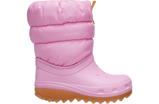 Crocs Classic Neo Puff Boot GS Pink Tweed / Gum