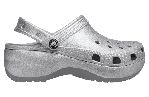 Crocs Classic Platform Glitter Clog WMNS Silver