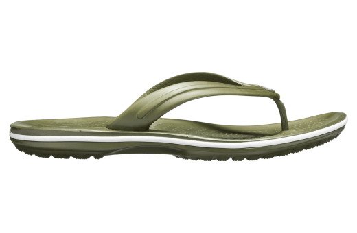 Crocs Crocband Flip Army Green / White