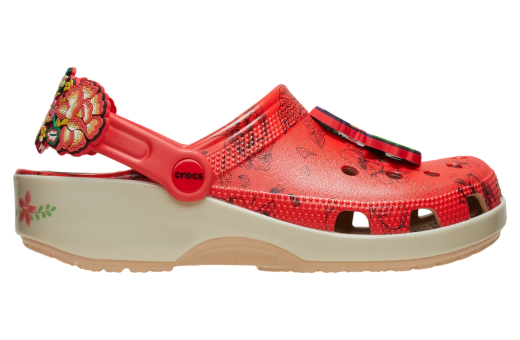 Crocs Frida Kahlo Classic Clog Bone