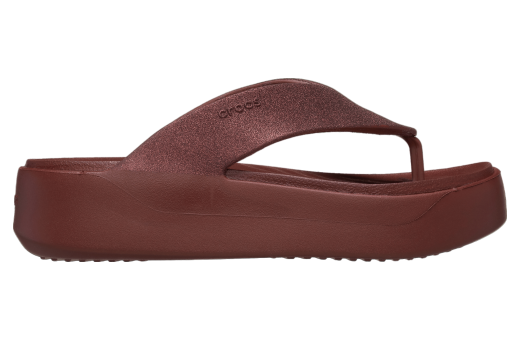 Crocs Getaway Platform Glitter Flip WMNS Dark Clay