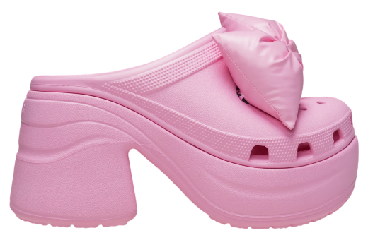 Crocs Siren Bow Clog Pink Tweed