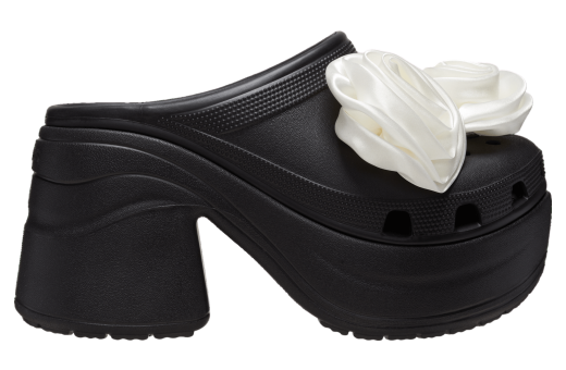 Crocs Siren Rosette Clog Black