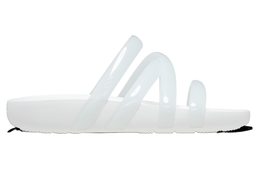 Crocs Splash Glossy Strappy Sandal WMNS White