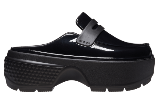 Crocs Stomp High Shine Loafer Black