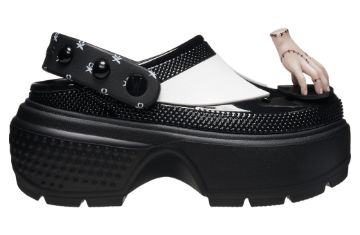 Crocs Wednesday Stomp Clog Black / White